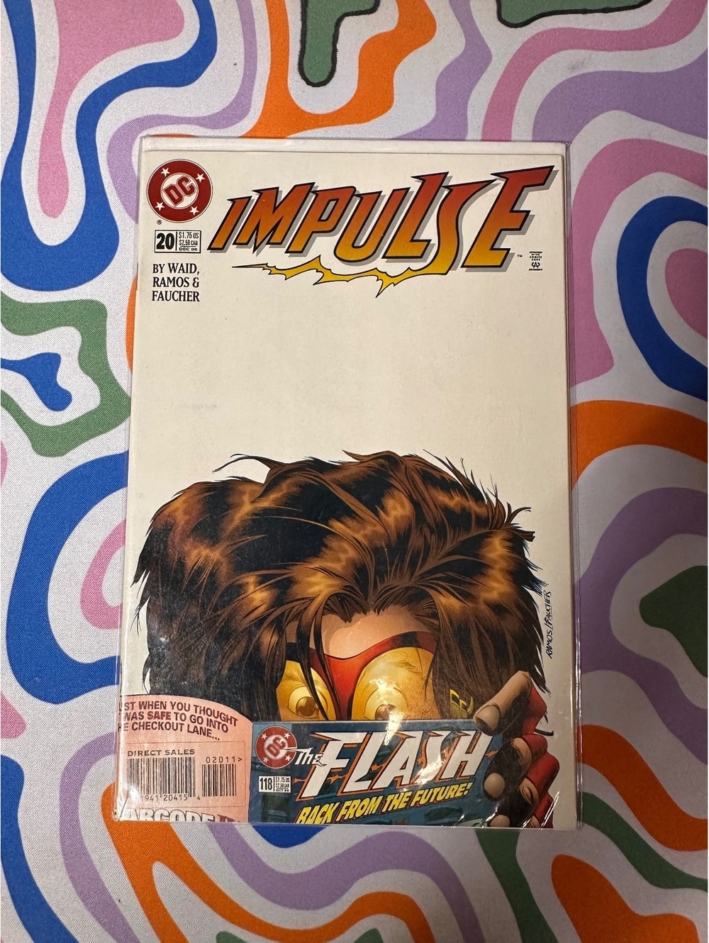 Impulse comic book issue 20 featuring The Flash